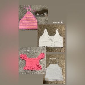 Cute shirts, pants, and shorts